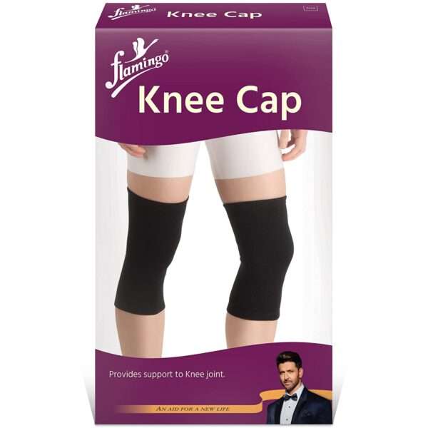 Flamingo Knee Cap Pair for Sports, Joint Pain Relief, Exercise, Gym Squats, Running, Cycling, Workout, Arthritis