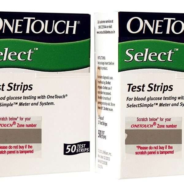 OneTouch Select Test Strips Box