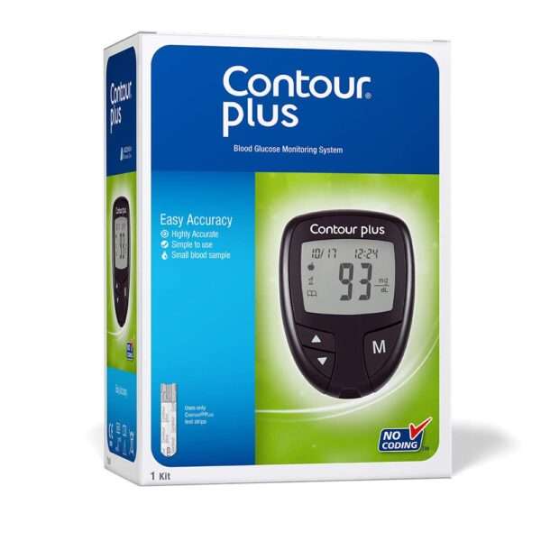 ContourPlus Blood Glucose Monitoring System Glucometer